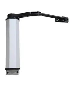 TIGERMAT TM-RS-140 Oldalsó rögzítésű keskeny csuklókaros ajtó/kapunyitómotor vezérléssel, 2db fix kód távirányító, 90° nyitási szög, max. 1200 mm, 140 kg ajtó 