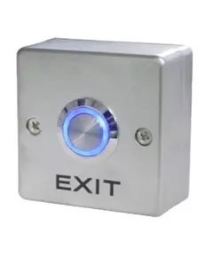 HONNOR SECURITY HS-K15AL kil&eacute;pő nyom&oacute;gomb EXIT felirattal, vil&aacute;g&iacute;t&aacute;ssal