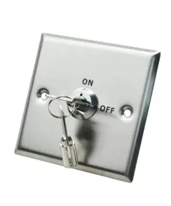 HONNOR SECURITY HS-K8C rozsdamentes ac&eacute;l kil&eacute;ptető nyom&oacute;gomb kulccsal