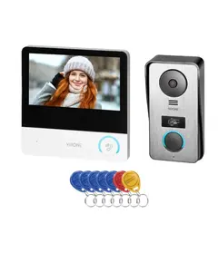 ORNO ORVDP60FHD "CETI" Full HD vide&oacute; kaputelefon szett, 4-eres, 7" &eacute;rintőkijelzővel, RFID olvas&oacute;val