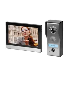 ORNO ORVDP-71/B ACERO 4-vezet&eacute;kes Wi-Fi-s vide&oacute; kaputelefon szett, 7" &eacute;rintőkijelzővel, Full HD kamer&aacute;val