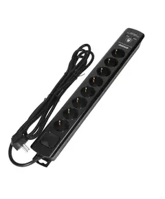 ORNO ORAE13244(GS)/B/3M t&uacute;lfesz&uuml;lts&eacute;g-v&eacute;dett eloszt&oacute;, 8 aljzattal, 2x USB, 3 m