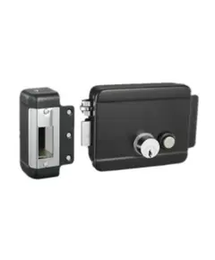 HONNOR SECURITY HS-Y042 12V elektromos zár, dupla cilinderrel bal