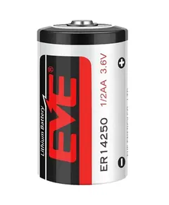 EVE ER14250 1/2AA L&iacute;tium elem, 3.6 V, 1.2 Ah