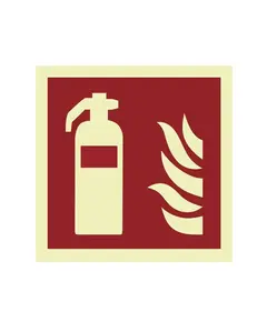 HONNOR SECURITY K&eacute;zi tűzjelző ut&aacute;nvil&aacute;g&iacute;t&oacute; matrica (ISO 7010-F005 piktogram) 150x150 mm