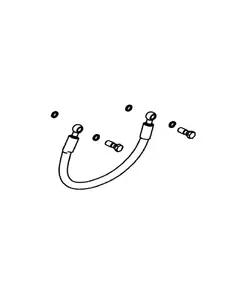 FAAC Alkatrész, flexibilis cső+tömítőgyűrű