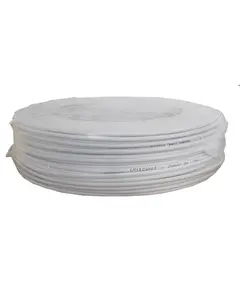 HONNOR SECURITY HS -2x0.50+6x0.22 RIASZTÓ KÁBEL 100 m Sodrott réz erek, réz földszál, alufólia árnyékolás, fehér PVC köpeny