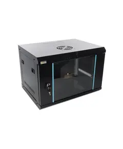 PULSAR RWA654-B 6U / 19” RACK szekrény, falra szerelhető, összeszerelésre kész, fekete, 540x401x400mm