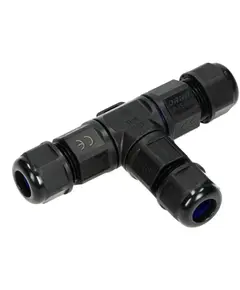 ORNO ORAE13602 T-K&aacute;belcsatlakoz&oacute;, 3x4mm2, 450V/25A, t&ouml;mbszelence vastag t&ouml;m&iacute;t&eacute;ssel van felszerelve, szoros z&aacute;r&oacute;d&aacute;s, IP68