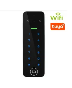 HONNOR SECURITY IP65 V&iacute;zhatlan Videokaputelefon, &eacute;rintőgombos, sz&aacute;mk&oacute;dos, k&aacute;rtyaolvas&oacute;s bel&eacute;ptet&eacute;svez&eacute;rlő TUYA alkalmaz&aacute;ssal, mobiltelefon el&eacute;r&eacute;ssel.