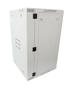 PULSAR 18U / 19&rdquo; fali rack szekr&eacute;ny, k&eacute;tszekci&oacute;s, szerel&eacute;sre k&eacute;sz, sz&uuml;rke, 600&times;550