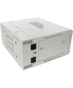 PULSAR 4U / 19&rdquo; fali rack szekr&eacute;ny, k&eacute;tszekci&oacute;s, szerel&eacute;sre k&eacute;sz, sz&uuml;rke, 600&times;550