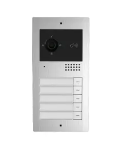 HONNOR SECURITY HS-2D38BCBM05 Vide&oacute;s kaputelefon 2 h&iacute;v&oacute;gombbal, RFID-vel, billentyűzettel (mechanikus gombok), esőv&eacute;dő burkolattal