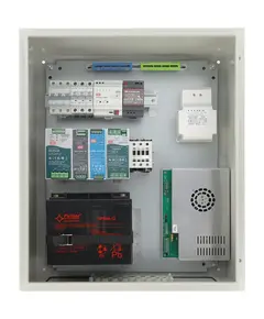 PULSAR AWOH506025 F&eacute;m k&uuml;lt&eacute;ri szerelv&eacute;nyszekr&eacute;ny IP66 500x600x250 mm szerelőlemezzel, dupla z&aacute;ras, RAL7035