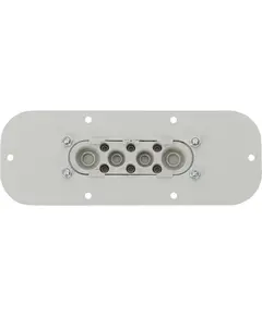 PULSAR AWOH-PM10B K&aacute;bel&aacute;tvezető lemez 10 membr&aacute;nos t&ouml;mszelenc&eacute;vel, f&eacute;mlemez, RAL7035, AWOH sorozathoz