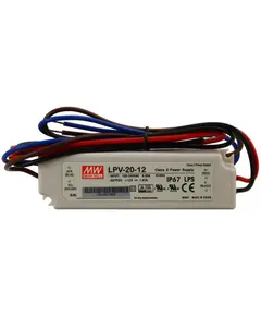 PULSAR LPV 24V/20W/0.84A LED t&aacute;pegys&eacute;g IP67 v&eacute;delemmel, kompakt m&eacute;ret, t&uacute;lfesz&uuml;lts&eacute;g- &eacute;s r&ouml;vidz&aacute;r-v&eacute;delemmel