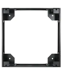 PULSAR PLN100-6060 Plinth 100mm padl&oacute;ra szerelhető talp 600&times;600mm &aacute;ll&oacute;szekr&eacute;nyhez, ac&eacute;l, fekete, RAL9004