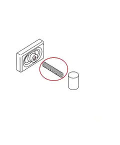 PROTECO Alkatrész,kiegyenlítő rugó, mobil kartámaszhoz, S-PARK 4 sorompóhoz