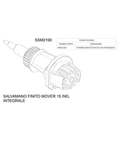 PROTECO Tengely  MOVER-15-höz