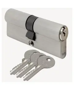 YALE ASSA ABLOY - Yale 150 Series Essential Security – Kétoldalas cilinder zárbetét (35/35, szatén nikkel)