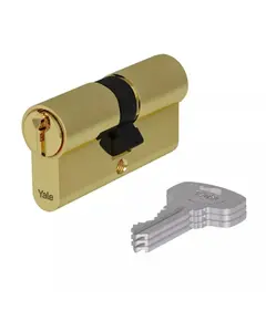 YALE ASSA ABLOY - Yale 500+ Series Standard Security – Kétoldalas cilinder zárbetét (40/45, szatén nikkel)