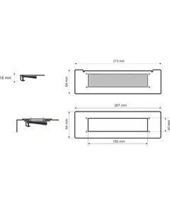 PULSAR K&aacute;bel &aacute;tvezető kefe RWA-B/RW-B sorozat&uacute; RACK 19&rsquo;&rsquo; szekr&eacute;nyekhez