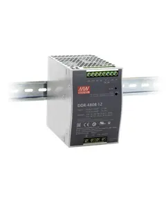 PULSAR DDR-480D-24 24V 480W 20A DIN s&iacute;nre szerelhető IP20 t&aacute;pegys&eacute;g f&eacute;mh&aacute;zas