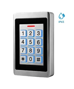 HONNOR SECURITY HS-S4A K16EM-W Vízálló Fémházas Kódzár és RFID EM (125kHz) kártyaolvasó Beléptető Terminál