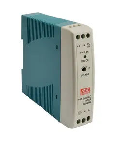 PULSAR MDR-20-5 5V 20W 3A DIN s&iacute;nre szerelhető t&aacute;pegys&eacute;g IP20 kompakt kivitel