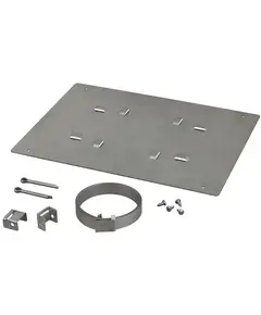PULSAR OZB4 oszlopra szerelhető konzol rozsdamentes acélból, 300×220 mm, hermetikus dobozhoz