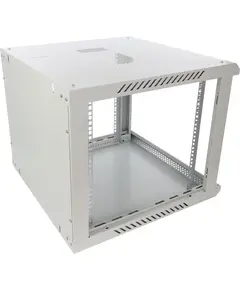 PULSAR 9U / 19” RACK szekrény, falra szerelhető, összeszerelésre kész, szürke, 600x600