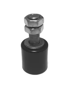 TIGERMAT s65540 Felsővezető müa. görgő H 40 mm Ø 44 mm Fekete