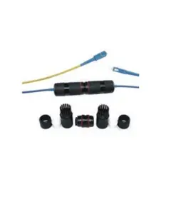 GENATA GNT-5300 V&iacute;z&aacute;ll&oacute; optikai sz&aacute;las &ouml;sszek&ouml;tő/csatlakoz&oacute;, IP68 2-utas fekete polikarbon&aacute;t 5&ndash;12 mm k&aacute;bel&aacute;tm&eacute;rőh&ouml;z