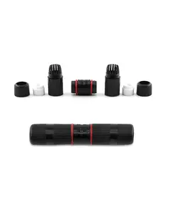 GENATA GNT-5303 Vízálló RJ45 és SFP csatlakozó kábel hosszabbító, IP67, fekete, professzionális kivitel