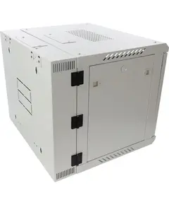 PULSAR 9U / 19" fali RACK szekr&eacute;ny, k&eacute;tszekci&oacute;s, szerel&eacute;sre k&eacute;sz, sz&uuml;rke, 600x550
