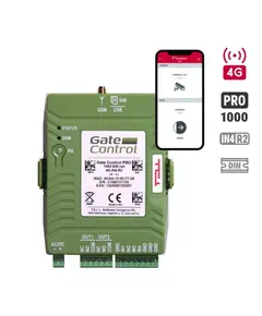 T.E.L.L. Gate Control PRO 1000 GSM alapú 4G/2G/VoLTE távvezérlő elektromos kapukhoz és sorompókhoz