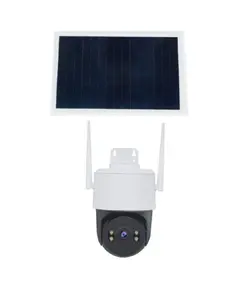 SOLLEYSEC YG-4G143AR-3MP Camhi Pro 4G SIM AOV Solar IP Kamera 3MP k&uuml;lt&eacute;ri, napelemes, IP66, feh&eacute;r