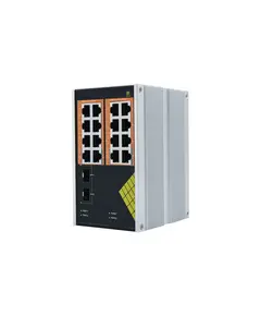 GENATA Ipari 16 portos, Full Gigabites, nem fel&uuml;gyelt PoE Switch  IP40