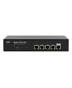 GENATA Inetligens WIFI Authentication Gateway (átjáró) 4 WLAN bemenet és 1 LAN kimenet. 12Vdc, 0,5A tápegység. Normál routerként 1 WLAN bemenet és 4 LAN kimenet