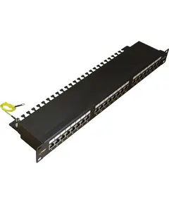 PULSAR patch panel rack szekr&eacute;nyhez, 24 port/FTP/Cat5e