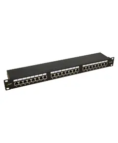 PULSAR patch panel rack szekrényhez, 24 port/FTP/Cat6