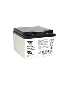 YUASA Ipari VRLA akkumul&aacute;tor, 12 V, 24 Ah, z&aacute;rt, gondoz&aacute;smentes, 12 &eacute;v &eacute;lettartam