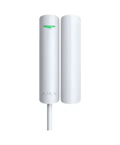 AJAX SYSTEMS Ajax DoorProtect vezetékes nyitásérzékelő külső kontaktus fogadása, fehér