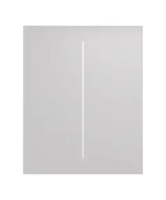 AJAX SYSTEMS Ajax LightSwitch CenterButton (2-gang) gomb k&ouml;z&eacute;pső, k&eacute;t kapcsol&oacute;s sorol&oacute;kerethez, k&ouml;d sz&iacute;nű