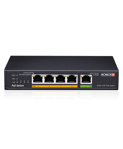 PROVISION-ISR PoE switch, CCTV rendszerekhez, 4+1 portos10/100Mbps, 4 let&ouml;lt&eacute;si port