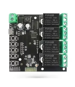 HONNOR SECURITY Wi-Fi Okosrelé 4 csatornás, Tuya, Amazon, Google Assistant alkalmazással 