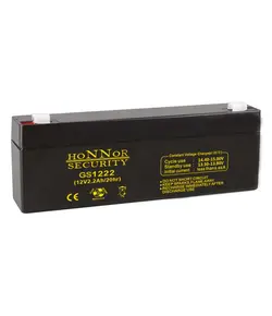 HONNOR SECURITY AGM akkumulátor, 12V / 2,2Ah, zárt, gondozásmentes