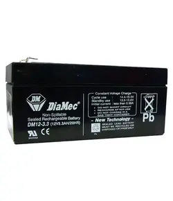 DIAMEC AGM akkumulátor, 12V / 3,3Ah, zárt, gondozásmentes