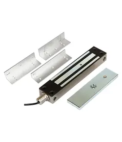 EMAGNET INOX síkmágnes 280kg tartóerő 12/24Vdc IP65 Z-L konzol szett 220x48x23mm kültéri