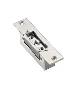 EMAGNET Elektromos zár ellendarab rövid INOX előlap 6-12V AC/DC memóriás kiakasztható IP42